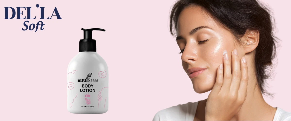 Brillo de Rosa: Loción TRUEDERM para una Piel Sedosa e Hidratada