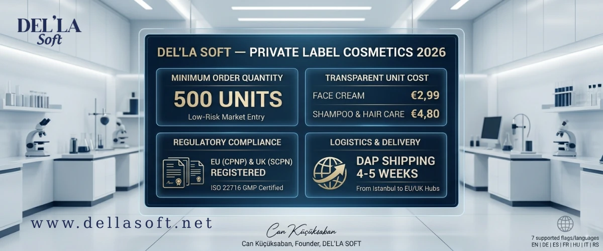 Why UK and EU Skincare Startups Choose Turkish Private Label as the Best Option in 2026